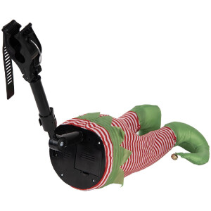 Clayre & Eef 66348 Nogi Elfów Świąteczne Czerwono-Zielone 54cm