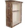 Clayre & Eef 6H2466 Szafka Ścienna 36x15x43 cm Rustykalna