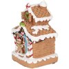 Clayre & Eef Domek z LED 11x10x17 cm Dekoracja Świąteczna