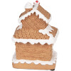 Clayre & Eef Domek z LED 11x10x17 cm Dekoracja Świąteczna