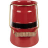 Clayre & Eef 6Y5903 Dekoracja Dzbanek Mleczny Czerwono-Czarny 12x10x16 cm