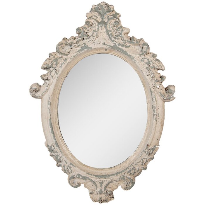 Clayre & Eef Lustro 46x3x64 cm Beżowo-Szare