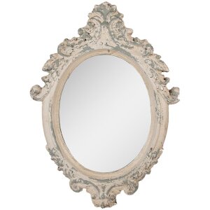 Clayre & Eef Lustro 46x3x64 cm Beżowo-Szare