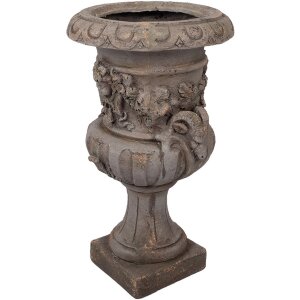 Wazon dekoracyjny Clayre & Eef, szary, 40x38x64 cm