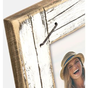 ZEP Ramka Horn Drewniana Biała Vintage 13x18/15x20 cm