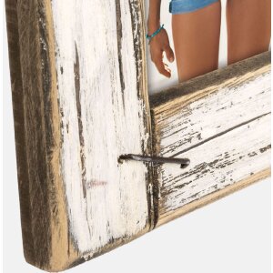 ZEP Ramka Horn Drewniana Biała Vintage 13x18/15x20 cm