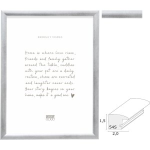 Deknudt S54SD3 Ramka na Zdjęcia Srebrna w 6 Rozmiarach