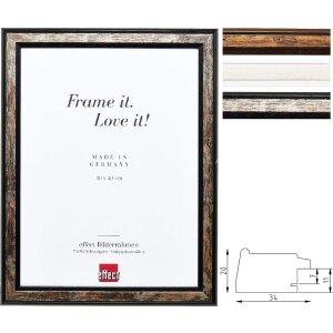 Mauro Ferretti Profil 64 Ramka Drewniana 6x Lakierowana 34mm
