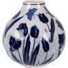 Clayre & Eef Wazon Ceramiczny Tulipany 16x16 cm