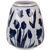 Clayre & Eef Wazon Ceramiczny Tulipany 16x18 cm