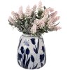 Clayre & Eef Wazon Ceramiczny Tulipany 16x18 cm