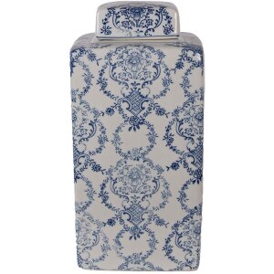 Clayre & Eef Doniczka z Pokrywką 15x15x31 cm