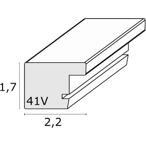 Dekoracja wisząca z ramkami S41VH2 – Czarna, 2x 10x15 cm