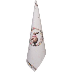 Ręcznik kuchenny Clayre & Eef 50x70 cm, beż-brązowy,...