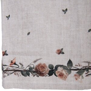 Szalica Clayre & Eef 70x85 cm, bawełniana, beżowo-brązowa, do kuchni