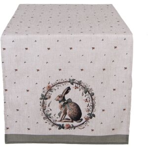 Skarpeta stołowa Clayre & Eef NLE64 – beżowa z...