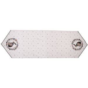 Dywanik stołowy Clayre & Eef NLE65 50x160 cm, beżowy...