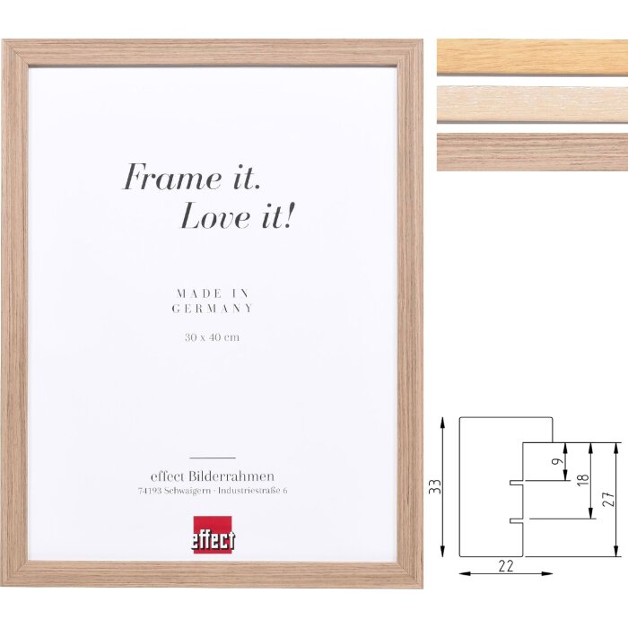 Lustrzany panel drewniany w stylu shabby chic – profil 54, dąb, dąb szary, orzech