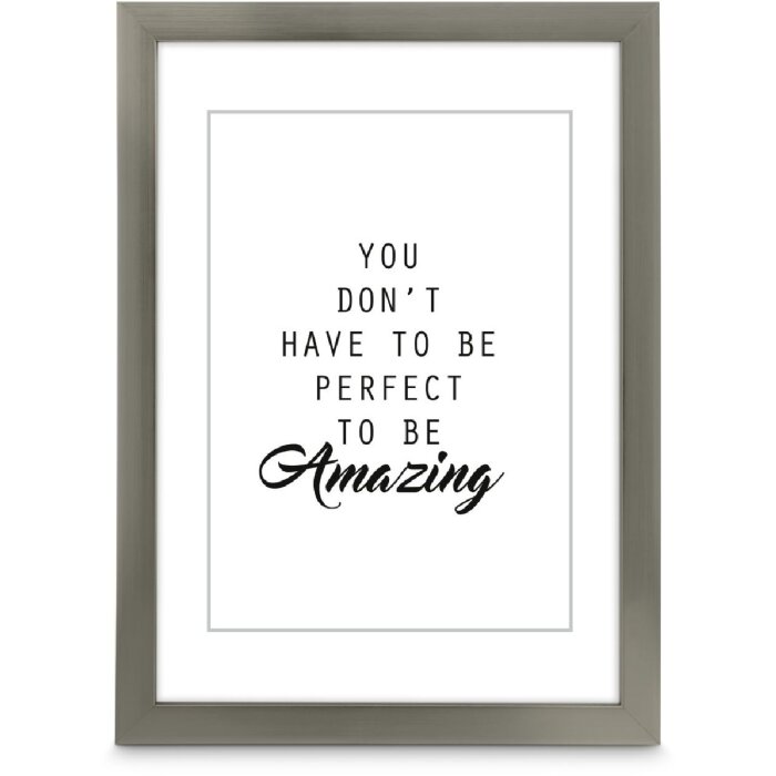 Ramka na zdjęcia Hama Chiaro, kolor stal, 40 x 50 cm