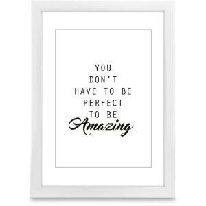 Rama z tworzywa sztucznego Hama Chiaro, biała, 50 x 70 cm