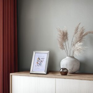 Ramka na zdjęcia Hama Flora srebrna 10x15 cm z szkłem...