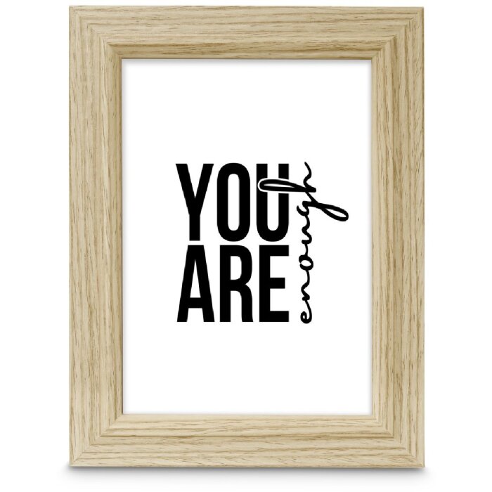 Ramka na zdjęcia Hama z drewna dębowego 20x30 cm z szkłem refleksowym i podstawą do ustawienia na stole