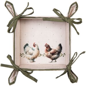 Chlebowiec z tkaniny Clayre & Eef 35x35x8 cm –...