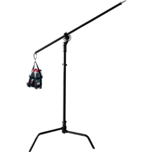 Wodny beczek do statywu StudioKing – wypełnialny z karabinerem, czarny