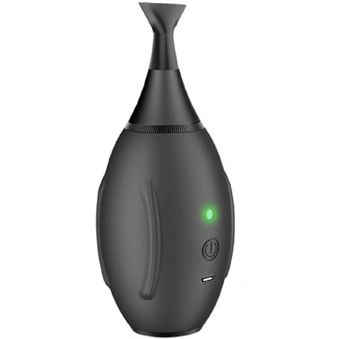 Elektryczny wietrak do czyszczenia Lensgo – 4 kPa, USB-C, 4 dysze, uchwyt silikonowy