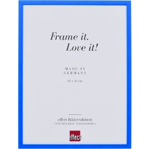 Rama drewniana Effect, profil neonowo-niebieski 40x40 cm...