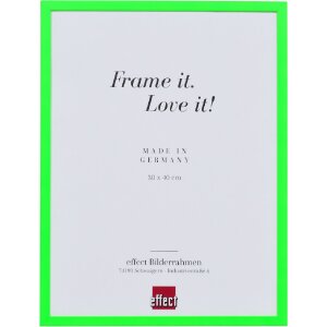 Ramka na zdjęcia drewniana, neon zielona, 20x25 cm, szkło...