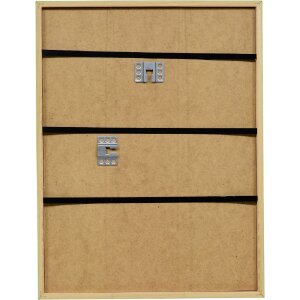 Rama drewniana neonowo-zielona 40x40 cm z szkłem akrylowym muzealnym