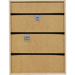 Ramka na zdjęcia z drewna, neonowo-niebieska, 18x27 cm, z szkłem akrylowym – Effect