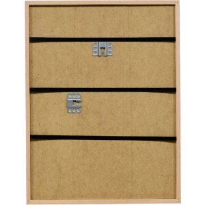 Ramka na zdjęcia z drewna neonowo-różowa 21x28 cm z szkłem antyrefleksowym