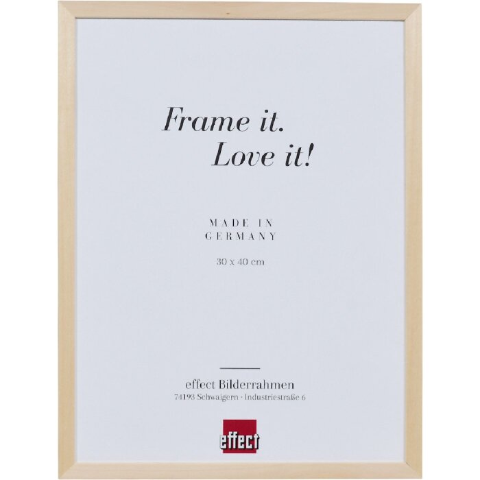 Ramka Effect z drewna lipowego 2490 natur 42x59,4 cm z szkłem antyrefleksyjnym