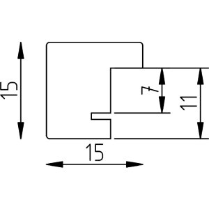Effect Ramka na zdjęcia Holzrahmen Profil 2490 naturalna 28x35 cm Szkło