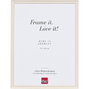 Ramka na zdjęcia z drewna Effect, profil 2440, biała,...