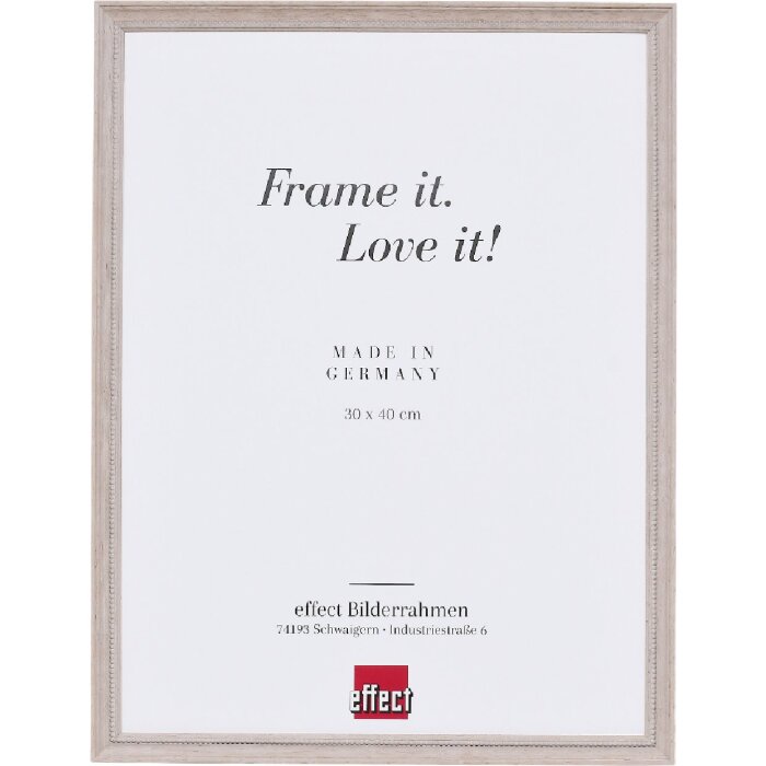 Rama drewniana Effect Profil 2440, jasnobrązowa, 25x50 cm, z szkłem akrylowym