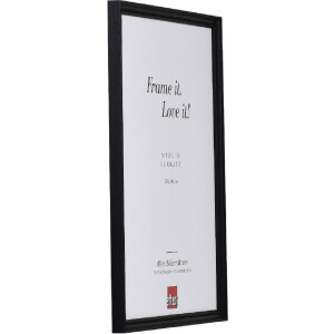 Ramka na zdjęcia z drewna Profil 2440, czarna, 25x35 cm, z szkłem akrylowym