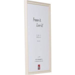 Rama drewniana Effect Profil 2440 biała 14,8x21 cm z szkłem antyrefleksowym