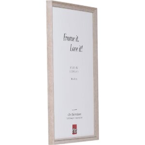 Rama drewniana profilowa Effect 2440, jasnobrązowa, 21x29,7 cm, szkło kryształowe