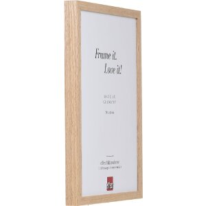 Lustro z drewna dębowego w profilu 2430, 61x91,5 cm, do montażu na ścianie