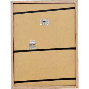 Rama na zdjęcia z drewna bukowego, orzech, 40x60 cm, szkło akrylowe, oddzielacz