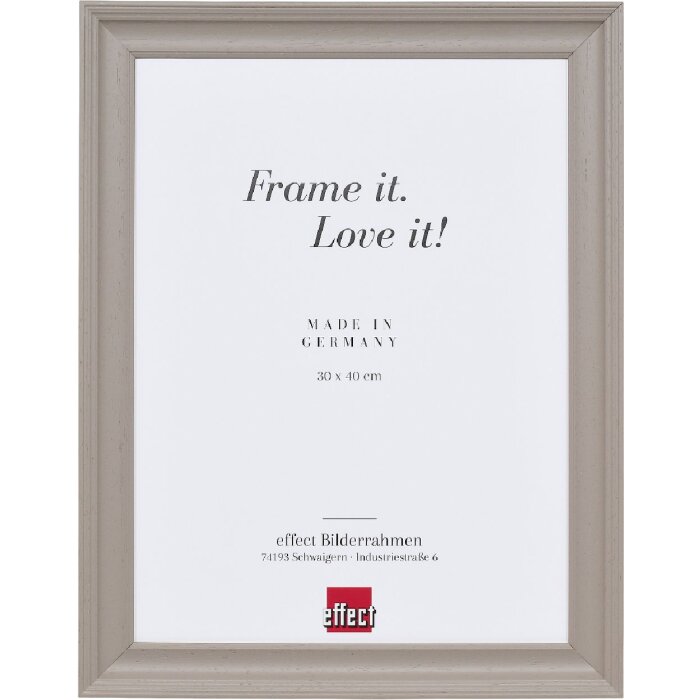 Lustra w drewnianym profilu 2420, 40x60 cm, jasnobrązowe – eleganckie z lakierem otwartoporym