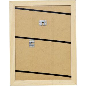 Lustro z drewna Effect Profil 2420, 13x18 cm, białe – z wklęsłym profilem