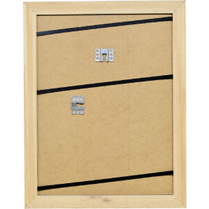 Ramka na zdjęcia z drewna Effect Profil 2420, jasnoszara, 18x32 cm, szkło antyrefleksowe