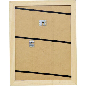 Rama na zdjęcia z drewna Profil 2420, biała, 13x13 cm, z szkłem antyrefleksowym