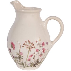 Wazon dekoracyjny Clayre & Eef, beżowo-różowy,...