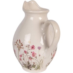 Wazon dekoracyjny Clayre & Eef, beżowo-różowy,...