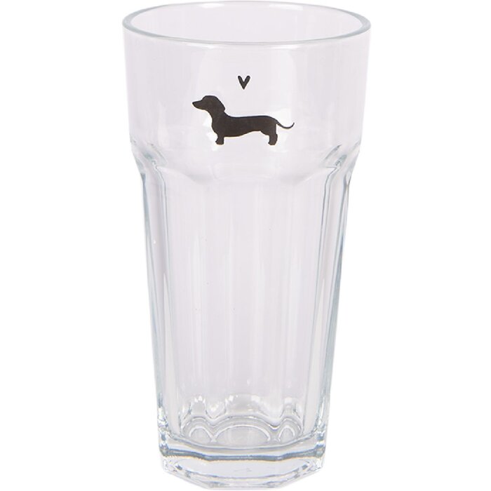 Kieliszek do picia Clayre & Eef, 320 ml, Ø 8 cm, przezroczysty